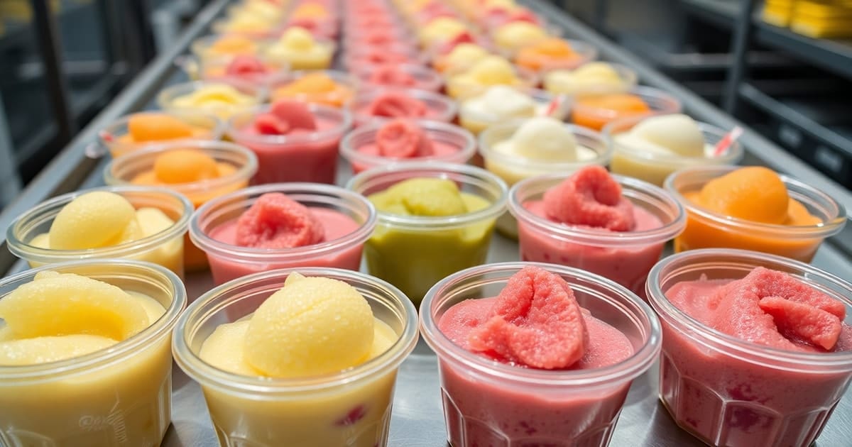 atelier glacier en Auvergne : developpement recette sorbet idee produit