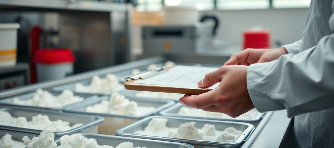 atelier glacier en Auvergne : etiquette glace marque blanche