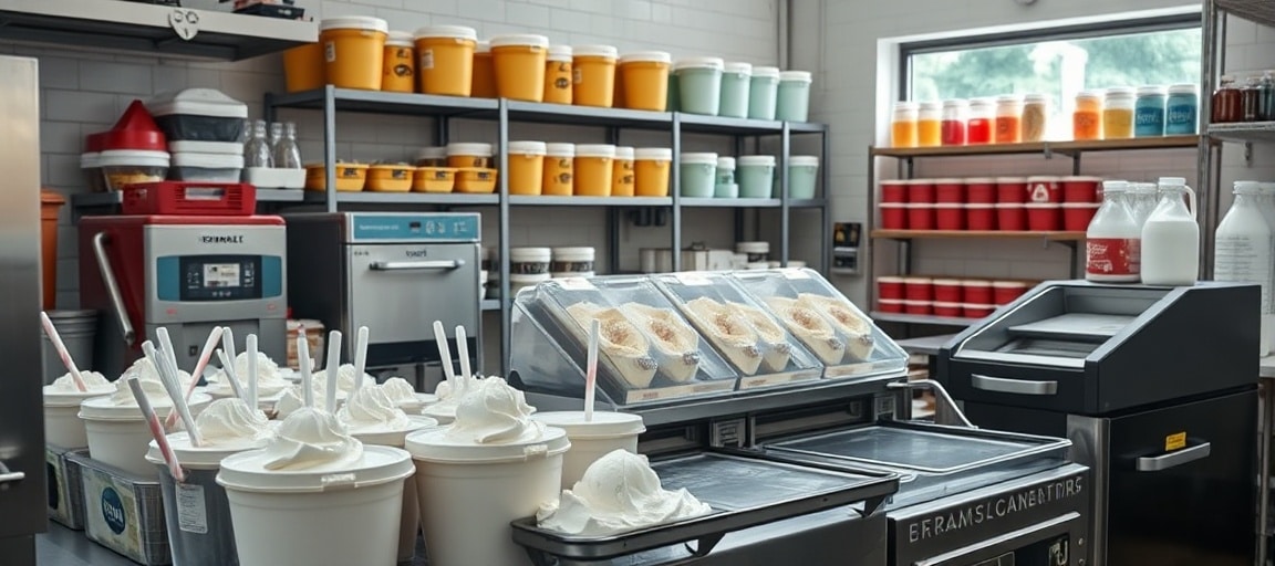 atelier glacier en Auvergne : formats pots glace