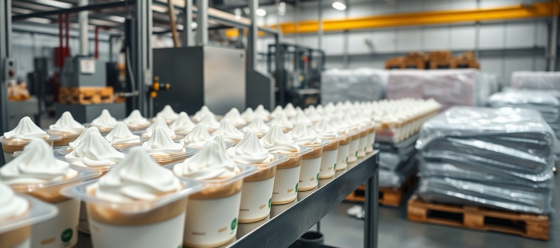 fabrication artisanale : prix glace marque blanche