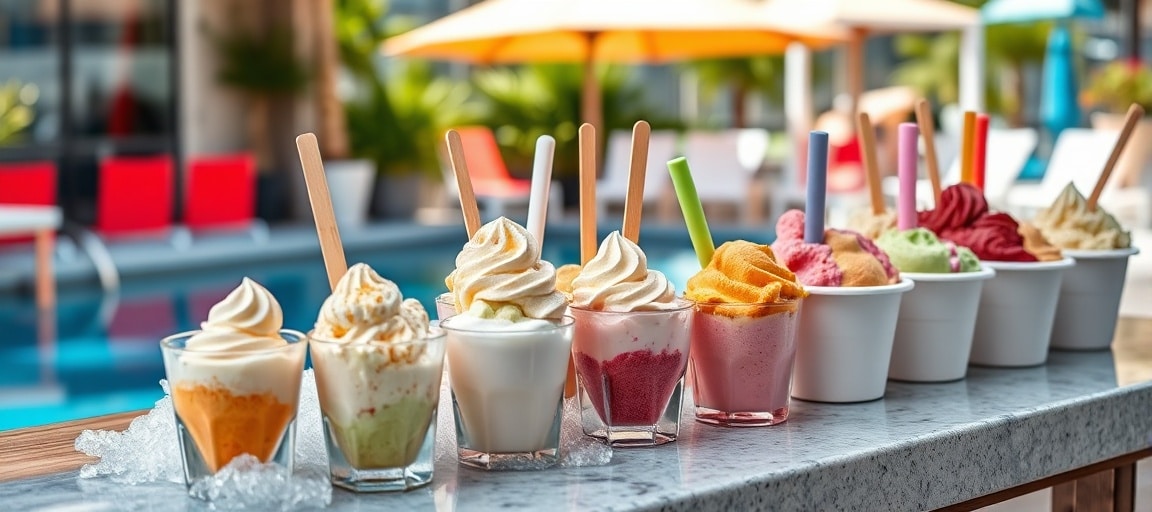 fabrication artisanale : glace marque blanche hotel camping