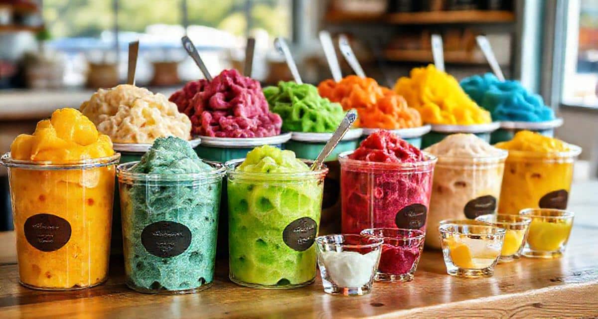 fabrication artisanale : sorbet amap paniers