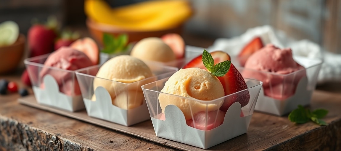 atelier glacier en Auvergne : sorbet vente directe ferme