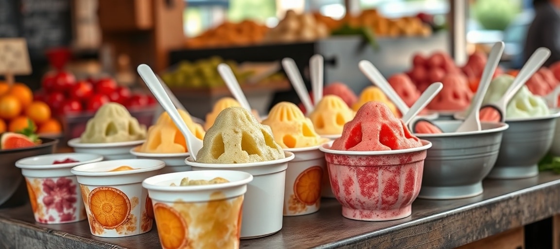fabrication artisanale : sorbet marche producteurs