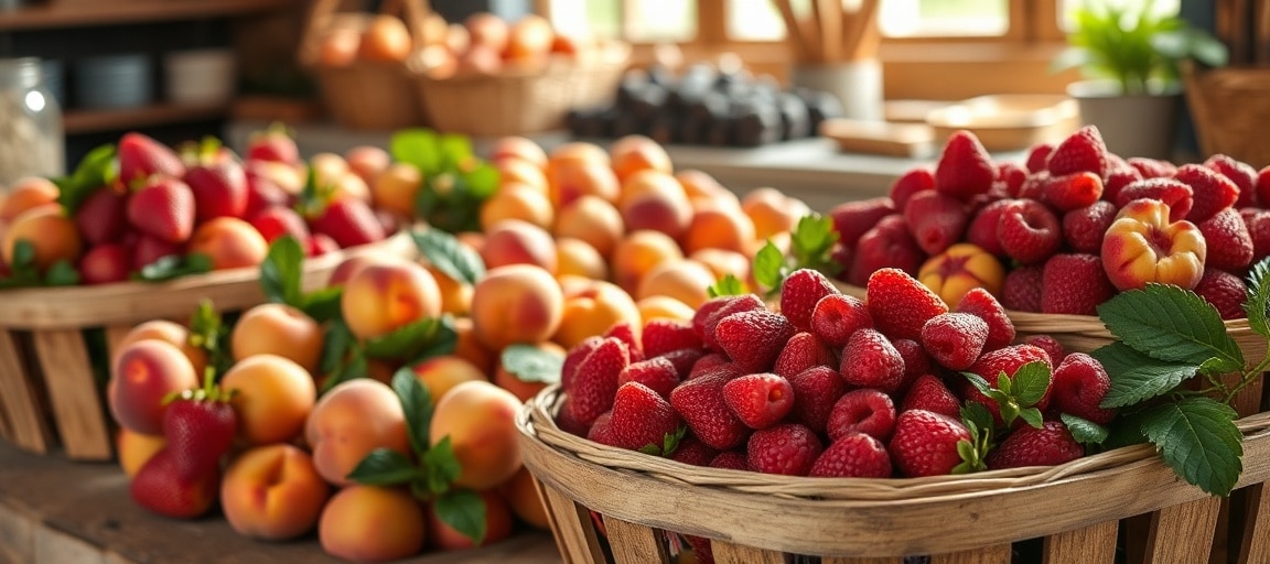 atelier glacier en Auvergne : sorbet marche producteurs